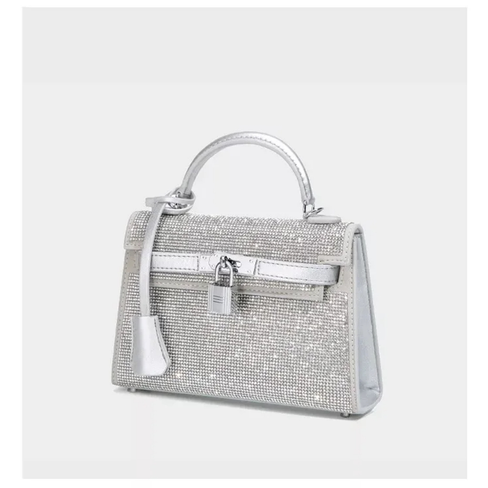 Rhinestones Small Classic City Handbag
